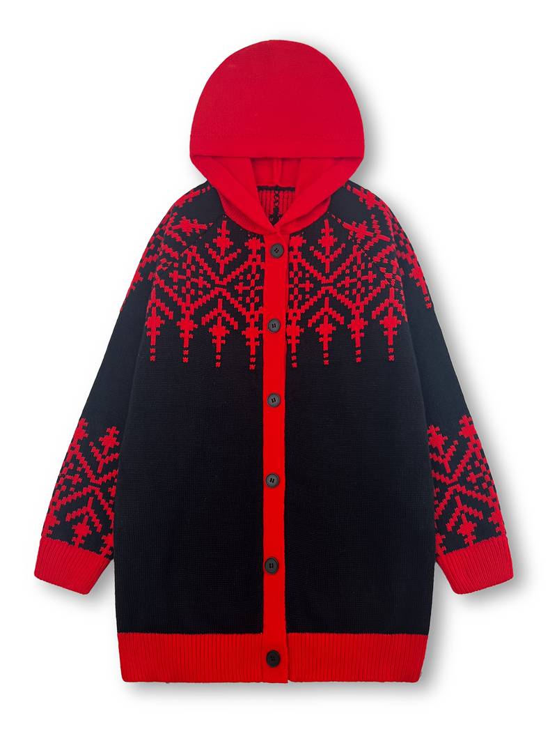 Hadassah - Eleganter Wintermantel Aus Stoff in Oversize Passform