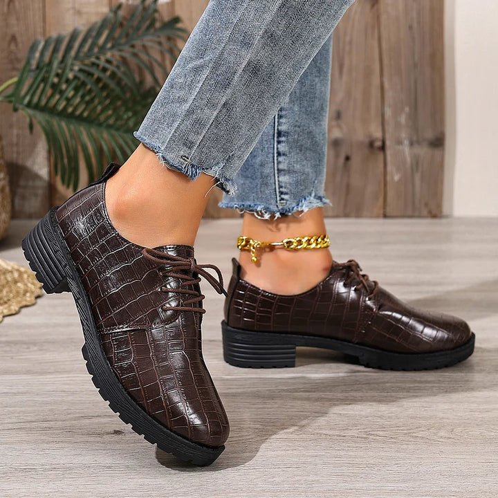 Niyra – Derby Schuhe Mit Schnürung Und Klobiger Sohle
