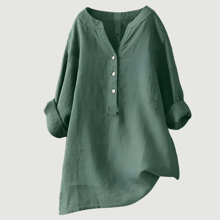 Johanne – Elegante Bluse Mit Knöpfen