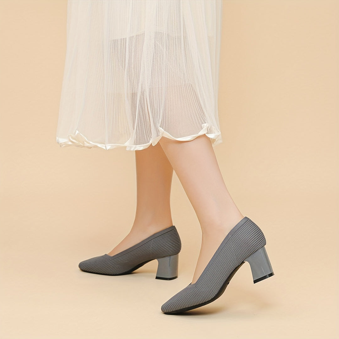 Joleen – Stilvolle Pumps Mit Klobigem Absatz