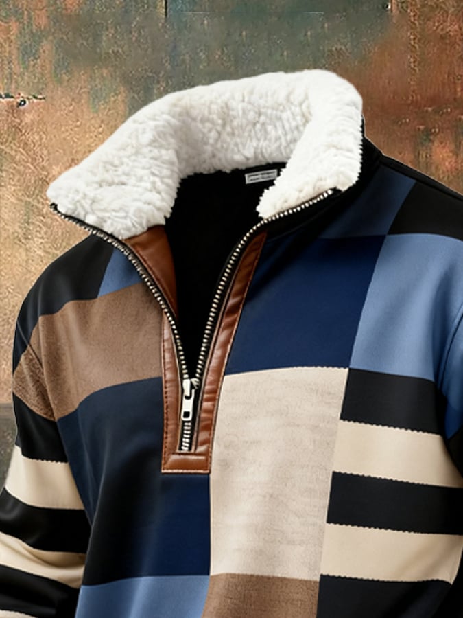 Stoinis – Lässiges Sweatshirt Mit Langen Ärmeln Und Farbblock Drucken