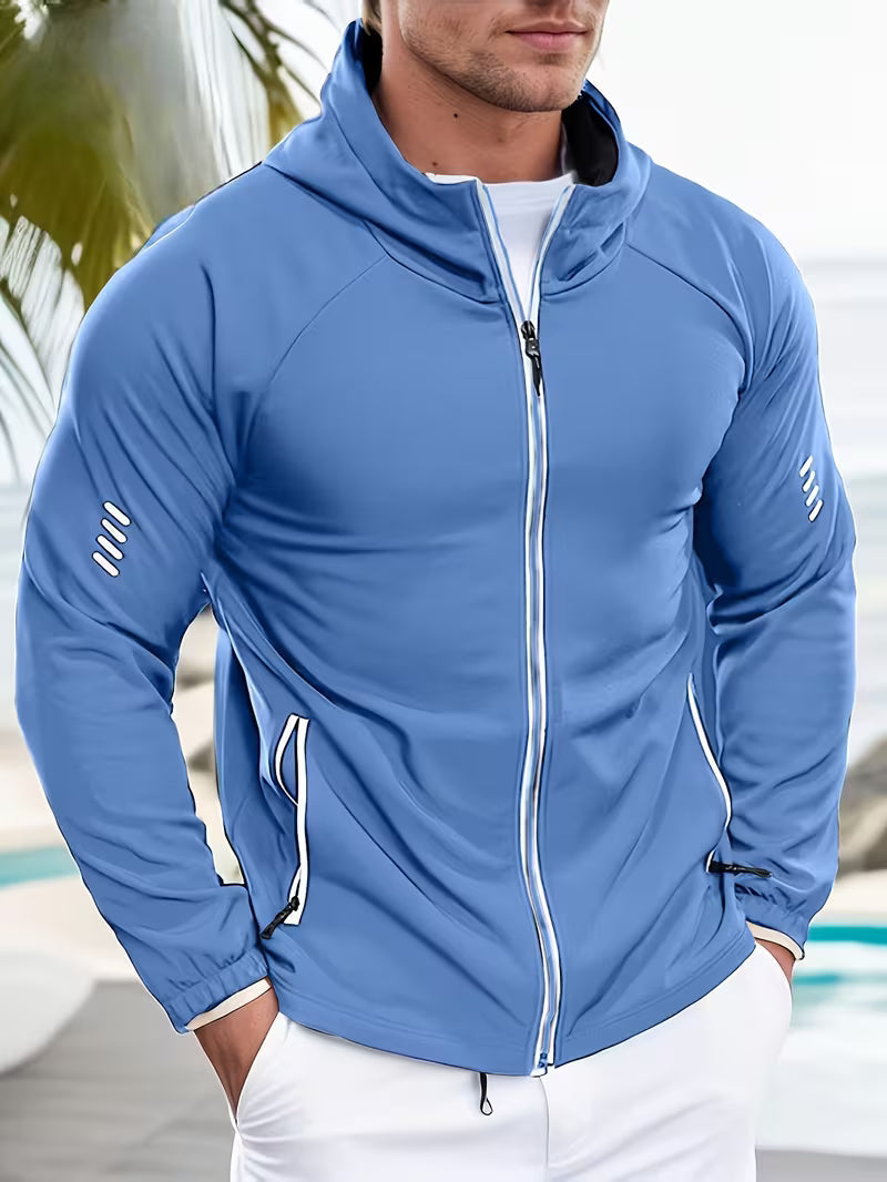 Lauris - Leichte Kapuzen Jacke Mit Reißverschluss