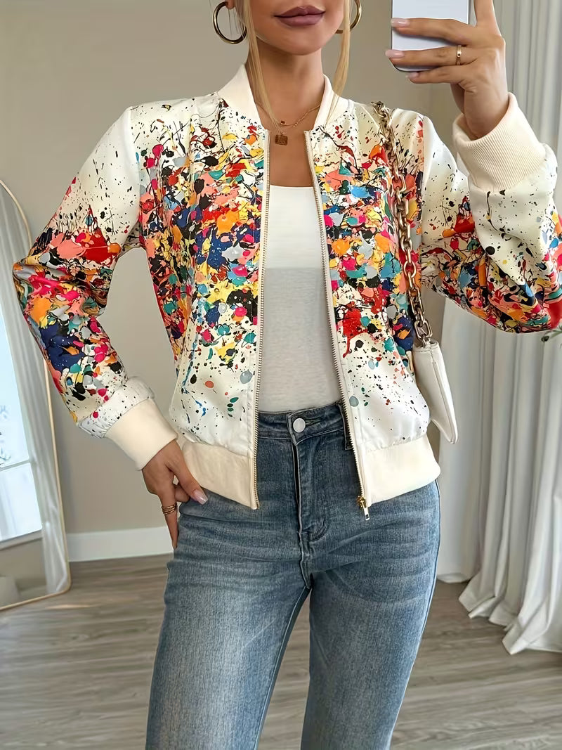 Riena – Jacke Mit Lebhaftem Tie-Dye-Drucken