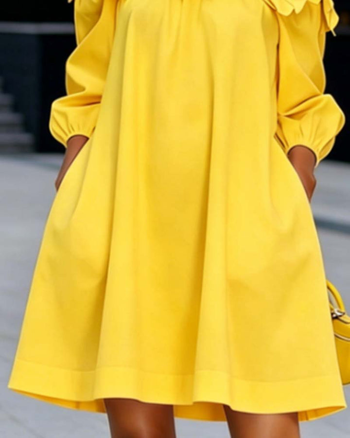 Loania – Schulterfrei-Kleid Mit Blumenmuster
