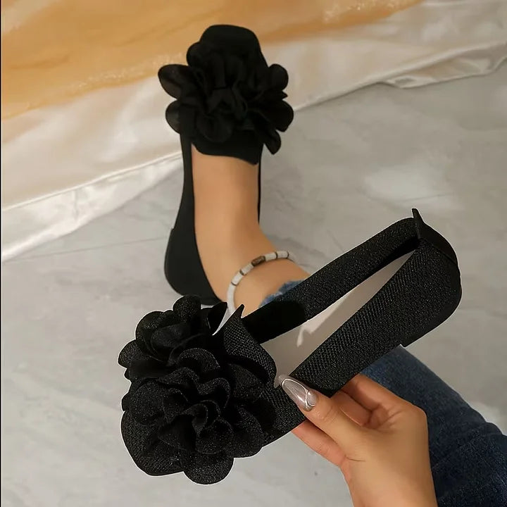 Catriona – Mary Jane Ballerinas Mit Blumenmuster