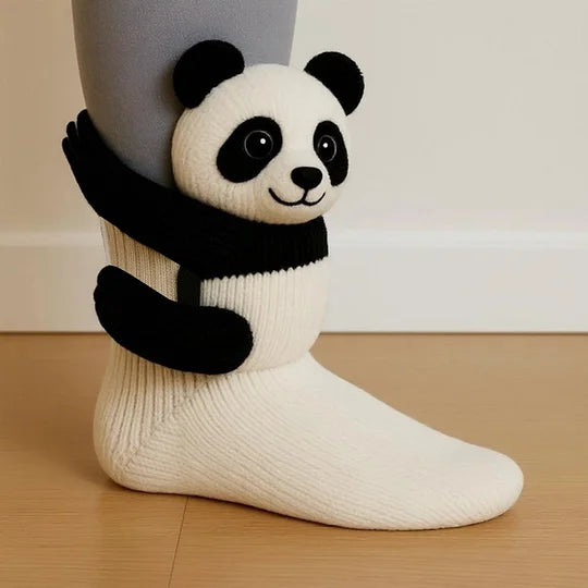 CozyCritters – Gemütliche Socken Mit Gestrickten Tiermotiven