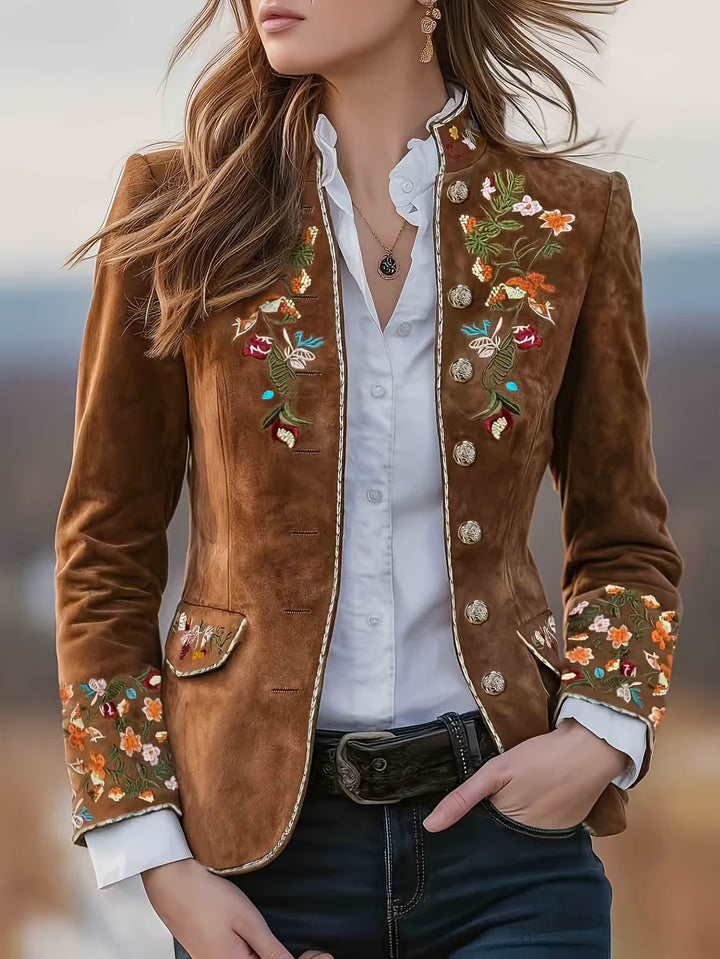 Anisaa – Elegante Jacke Mit Stehkragen