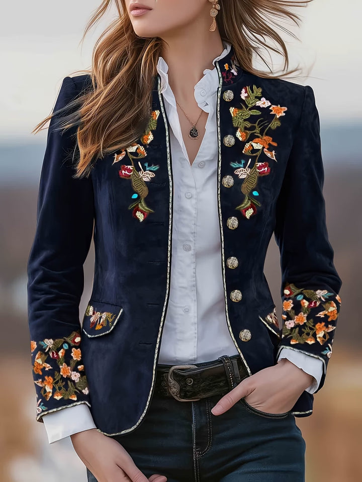 Anisaa – Elegante Jacke Mit Stehkragen