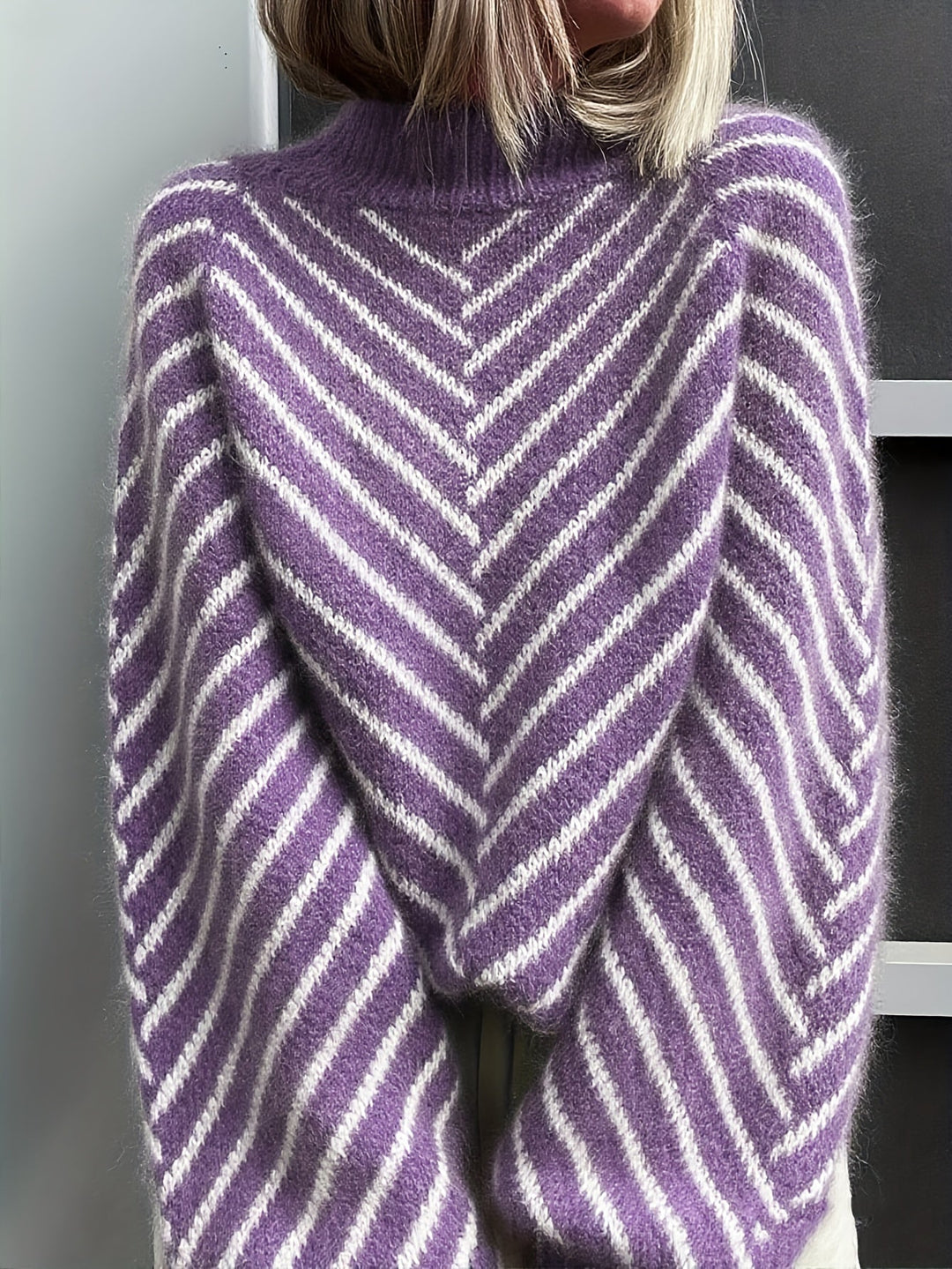 Klarysa – Lässiger Langarm Strickpullover