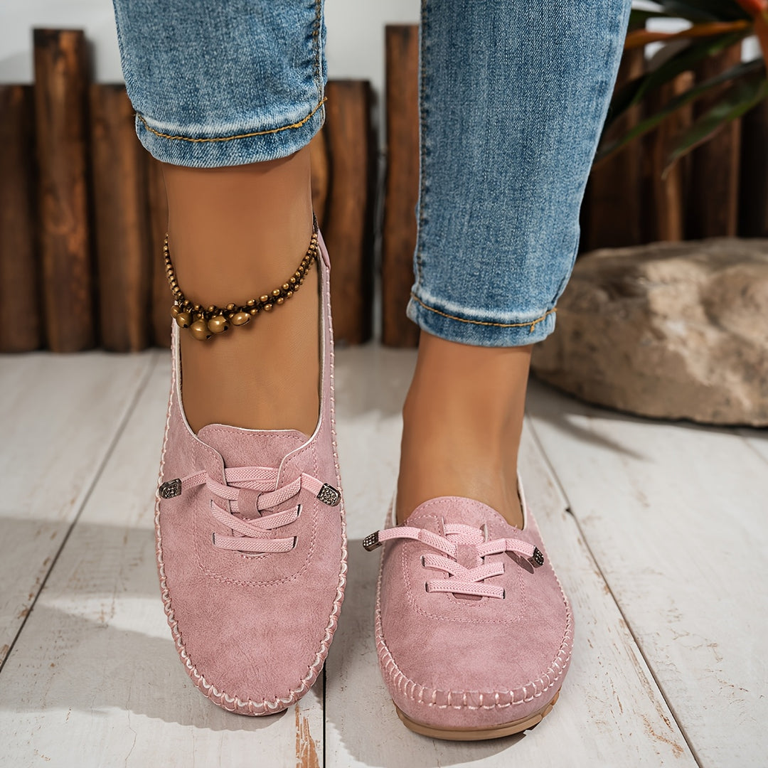 Marione – Bequeme Rutschfeste Loafer Aus Wildleder