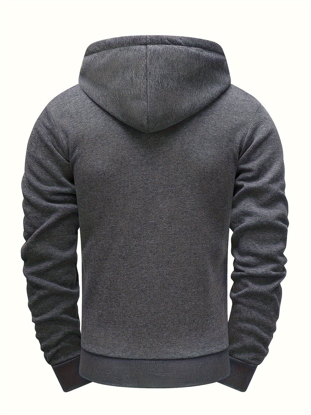 Hendro – Lässiger Langarm Kapuzenpullover Mit Reißverschluss