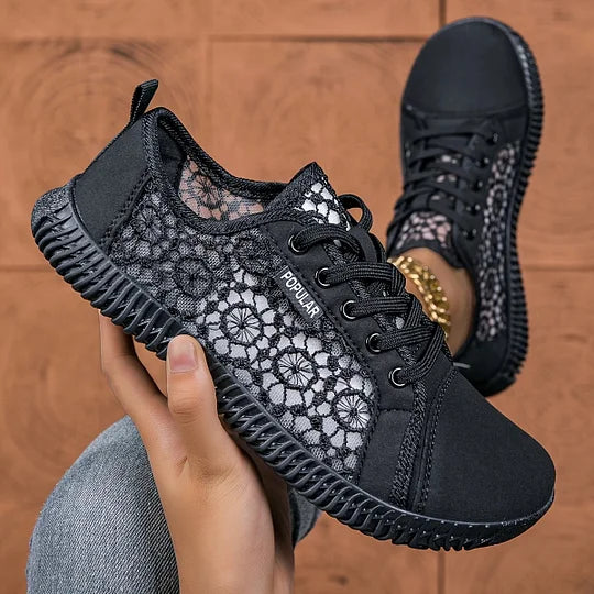 Orly - Atmungsaktiver Mesh Schnürloafer