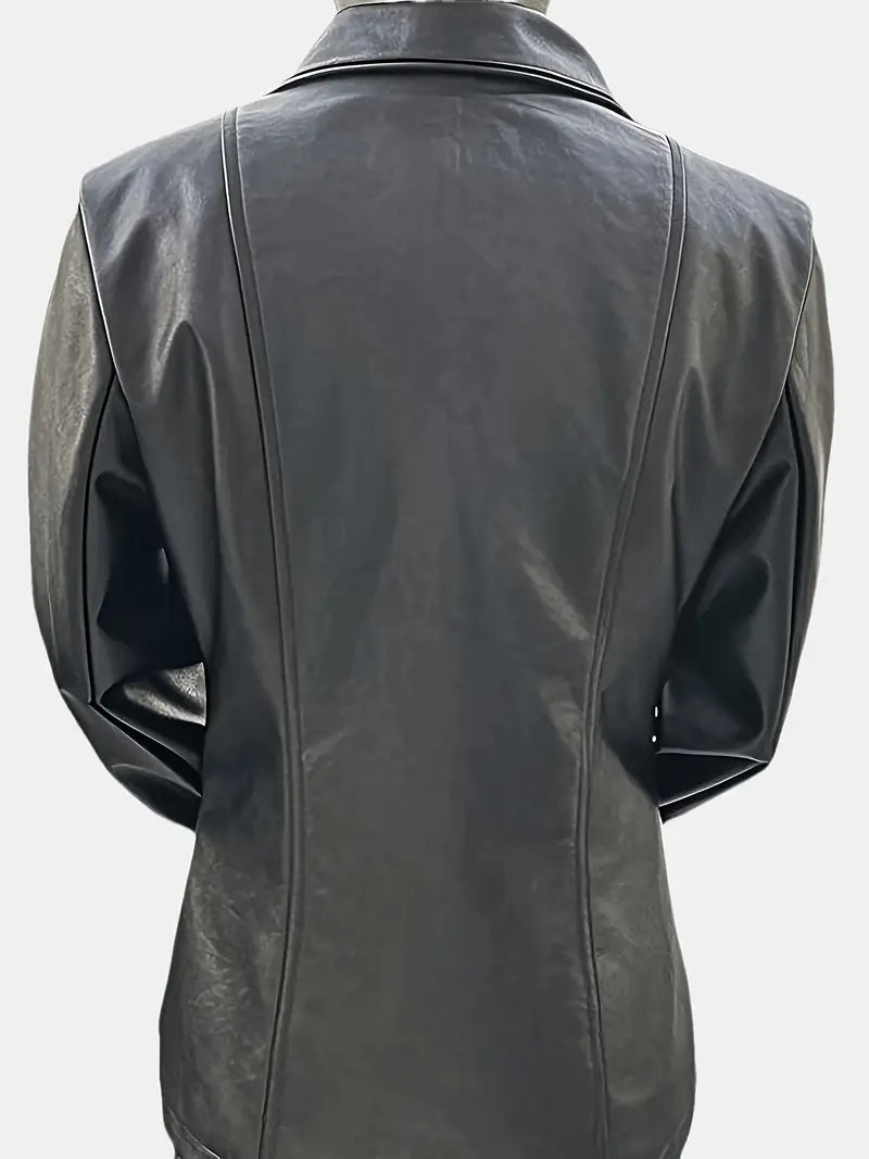 Nayrah – Lässige Jacke mit Knopfleiste