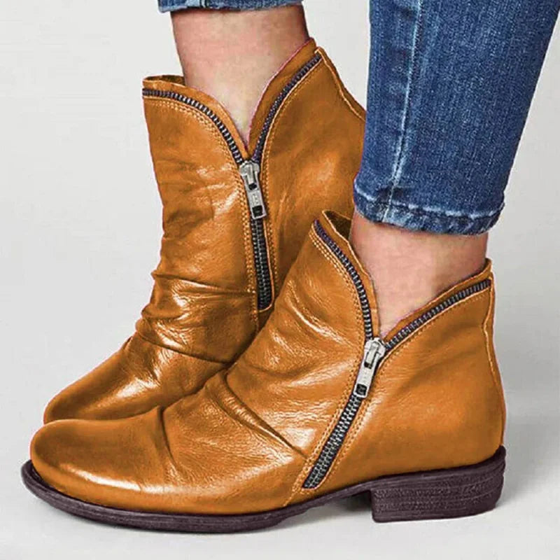 Lianella – Orthopädische Stiefeletten Mit Reißverschluss