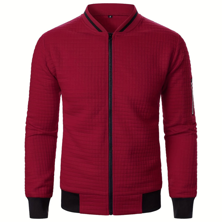 Benjie - Strick Jacke Mit Stehkragen Und Reißverschluss