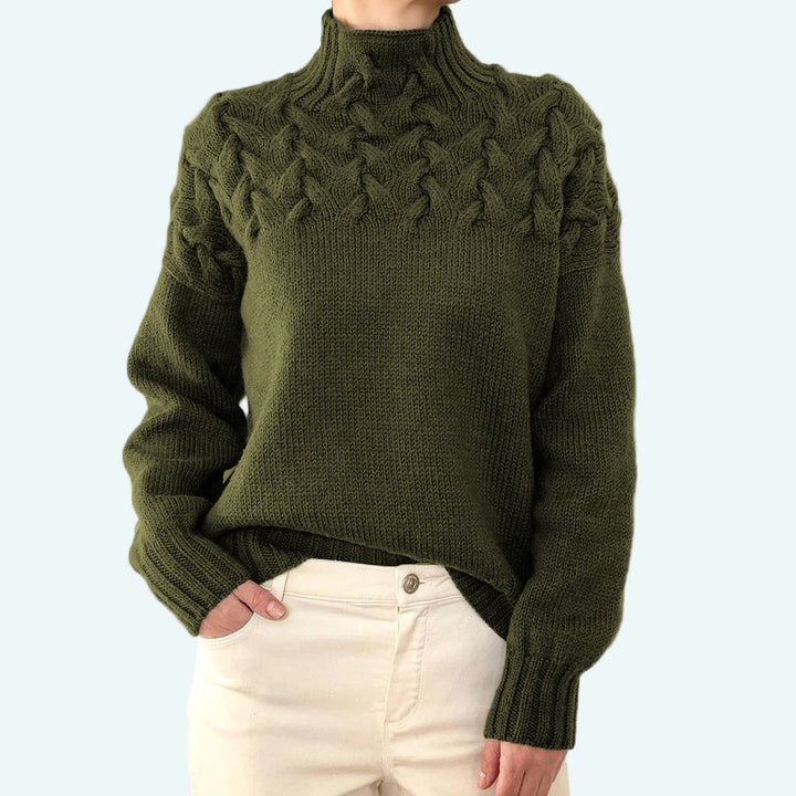 Farrah - Eleganter Strickpullover Mit Rollkragen