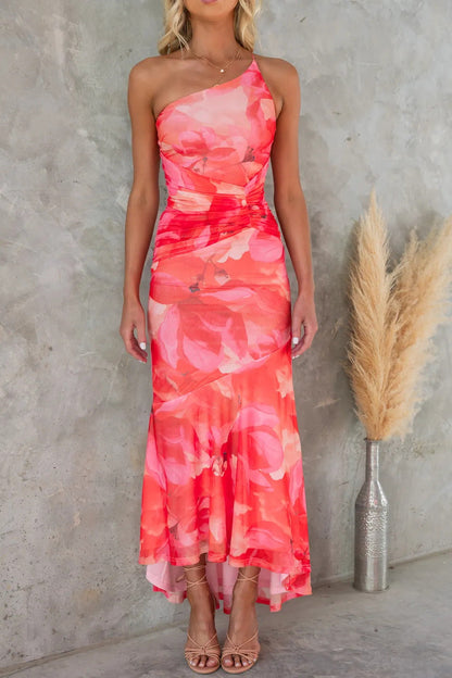 Reneesa – Plissee Kleid Mit Einer Schulter