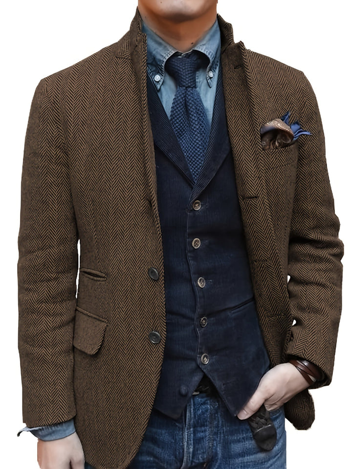 Dvian – Elegante Jacke Mit Knöpfen