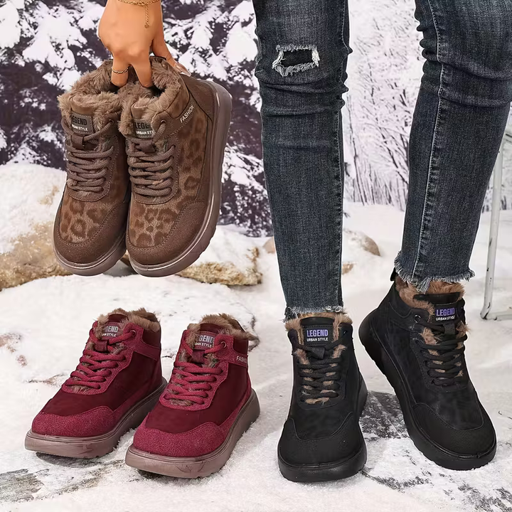 Elizia – Schnürschuhe Mit Dicker Sohle