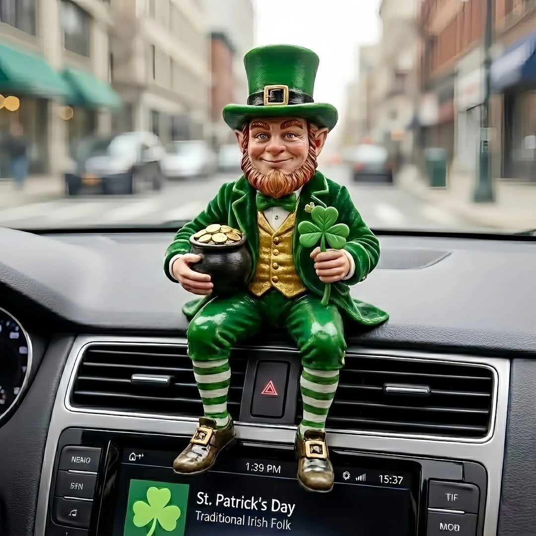 IrishFortune – Dekorative Figur eines Kobolds zum St. Patrick's Tag