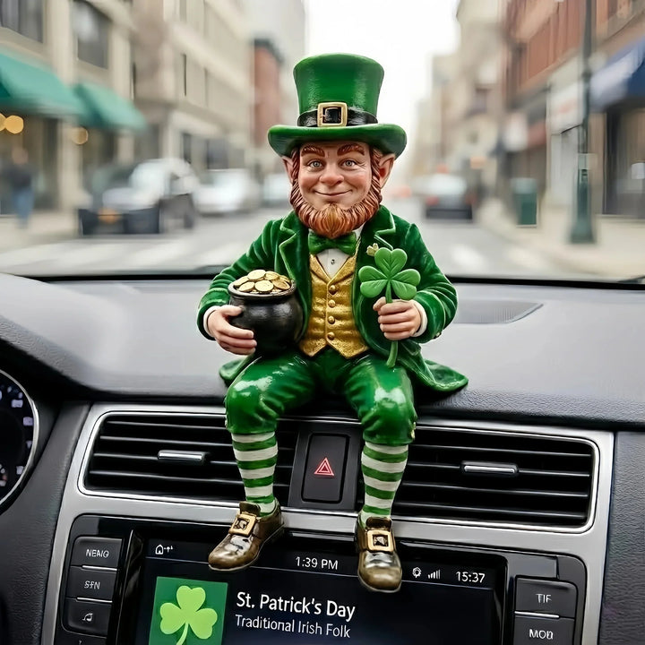 IrishFortune – Dekorative Figur eines Kobolds zum St. Patrick's Tag