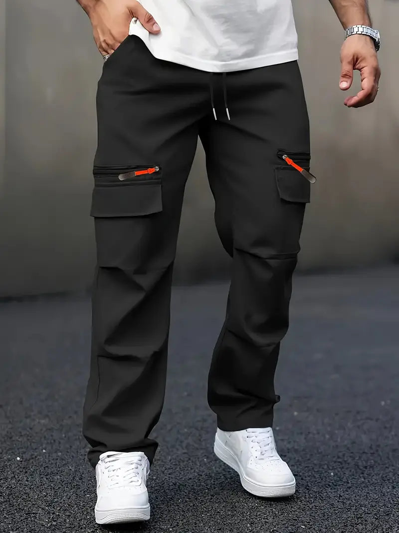 Thaddeus – Lässige Fracht Hose Mit Kordelzug In Der Taille