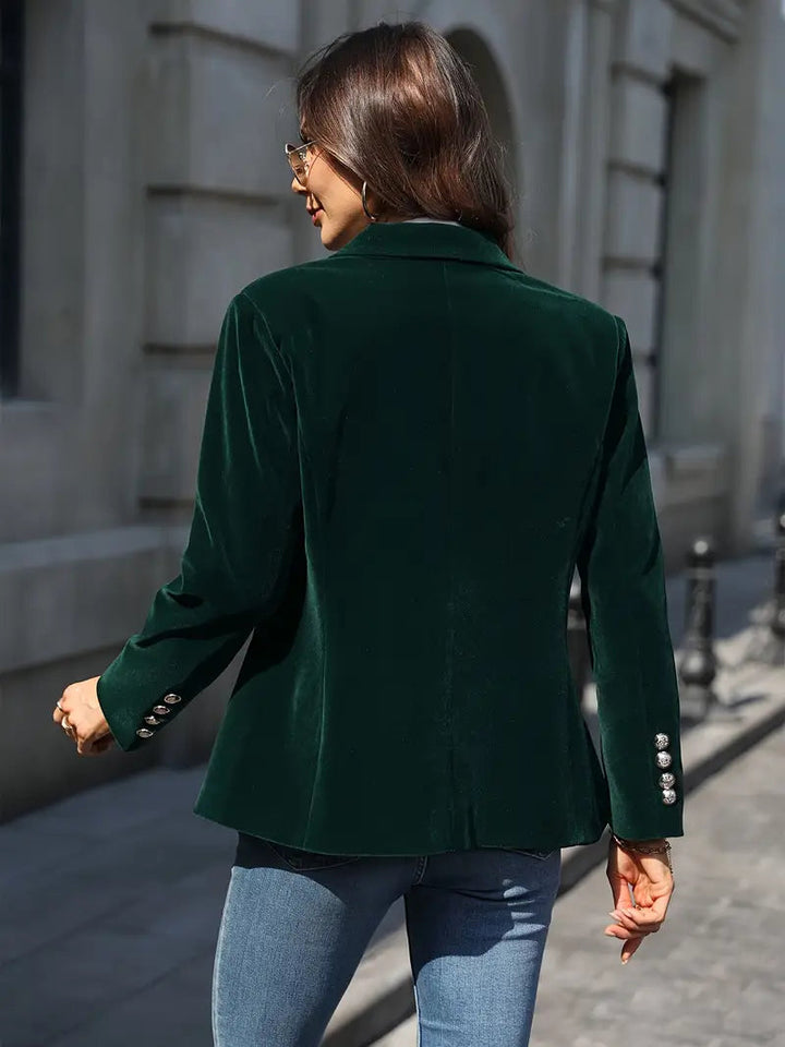 Elīna – Modischer Samt Blazer