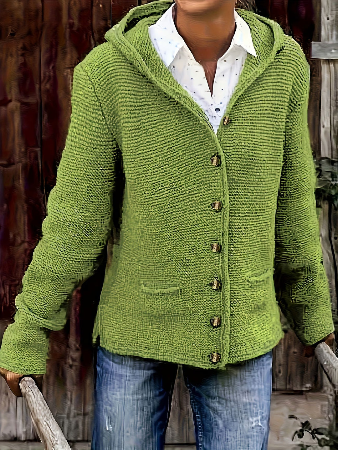 Jadia - Langärmelige Strickjacke