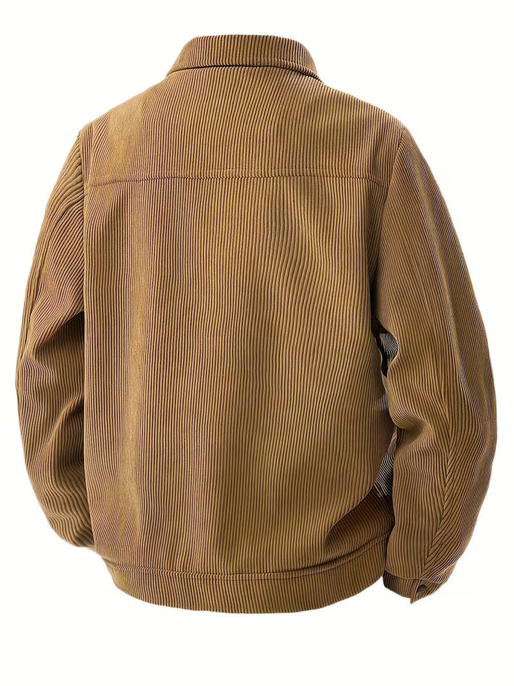 Matthaus – Cordjacke mit Kragen Und Pattentaschen