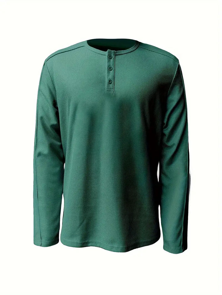 Pablo - Lässiges Langarm Hemd Aus Strick