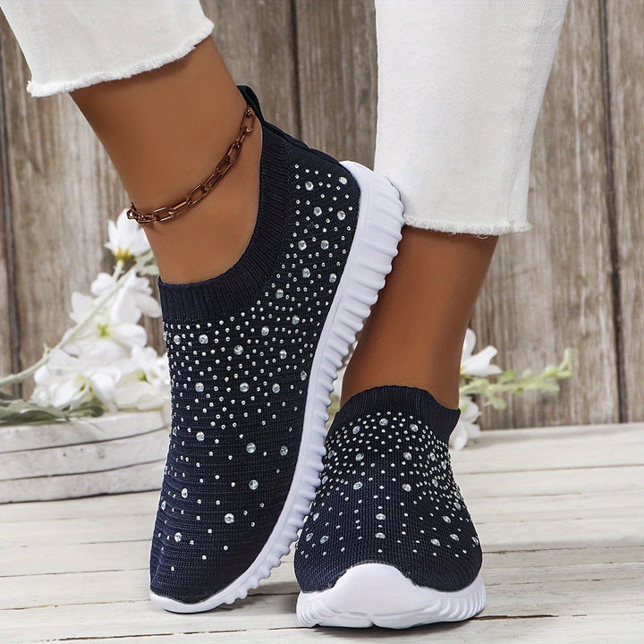 Elizaa – Bequemer Turnschuh Mit Strasssteinen