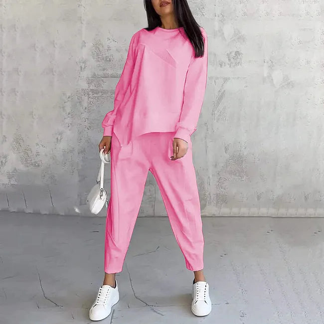 Tashia – Lässiges Set aus Langarm Pullover Und Jogginghose