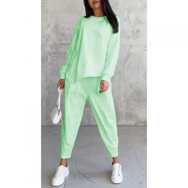 Tashia – Lässiges Set aus Langarm Pullover Und Jogginghose