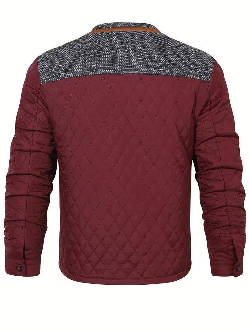 Stetson – Pufferjacke Mit Rauten-Patchwork