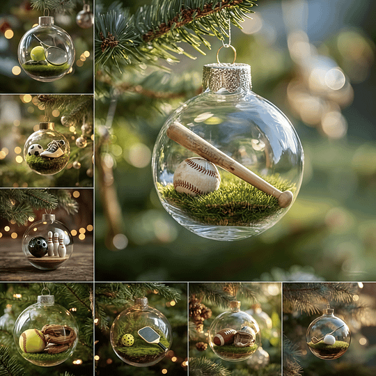 MerryBall – Sportliche Weihnachtskugel Aus Glas
