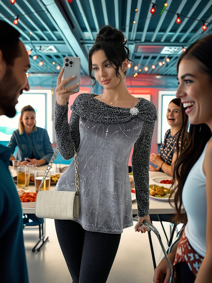 Hedda – Elegante Bluse Mit Schulterfreiem Ausschnitt