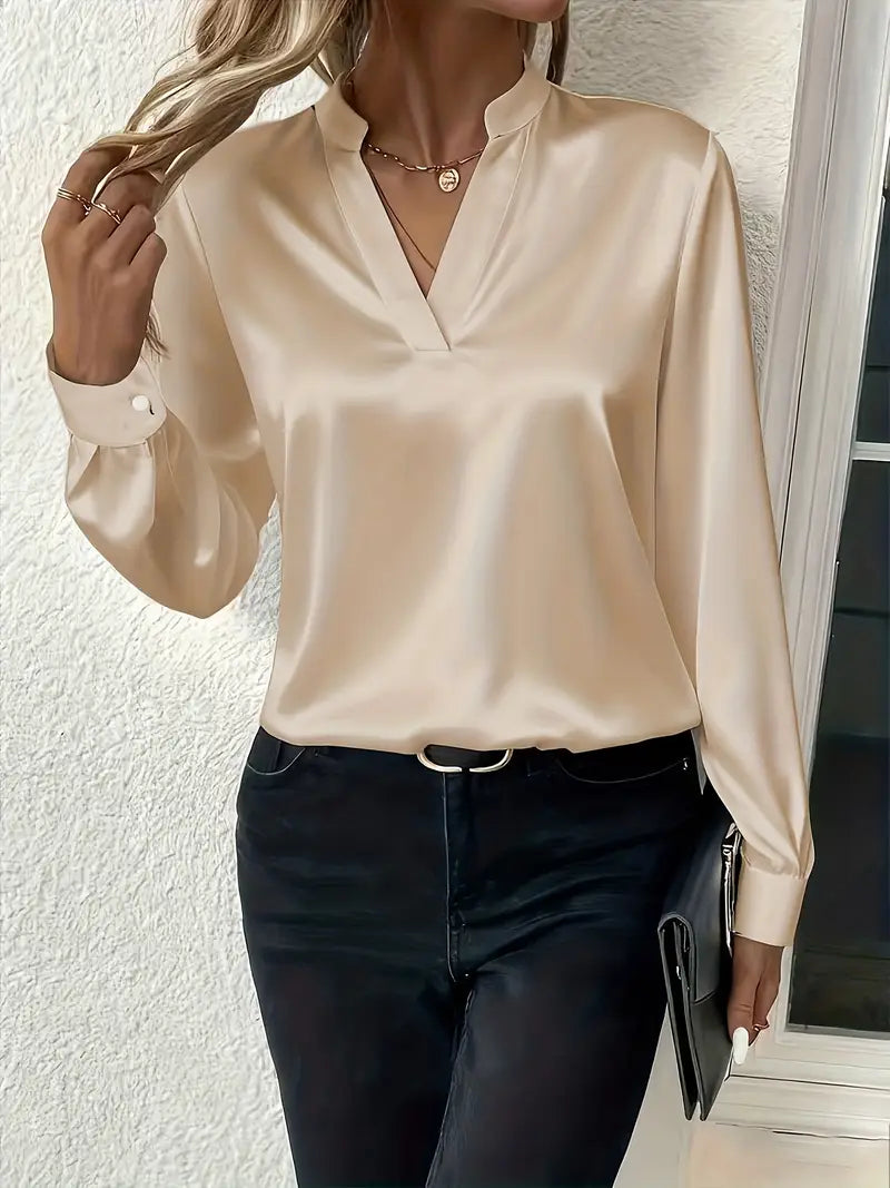 Telma - Elegante Satin Bluse