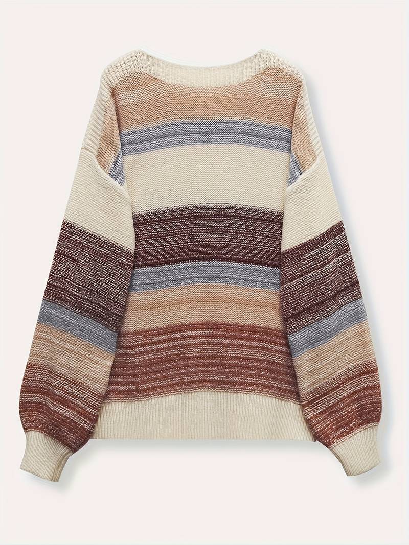 Avihod - Eleganter Pullover Mit Rundhalsausschnitt Und Lockerer Passform