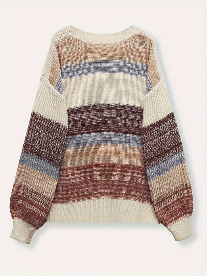 Avihod - Eleganter Pullover Mit Rundhalsausschnitt Und Lockerer Passform