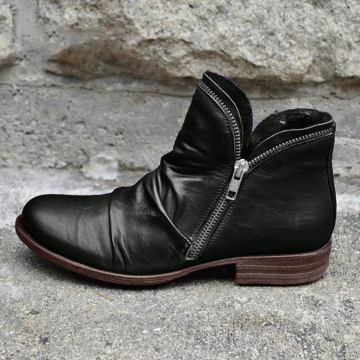 Lianella – Orthopädische Stiefeletten Mit Reißverschluss