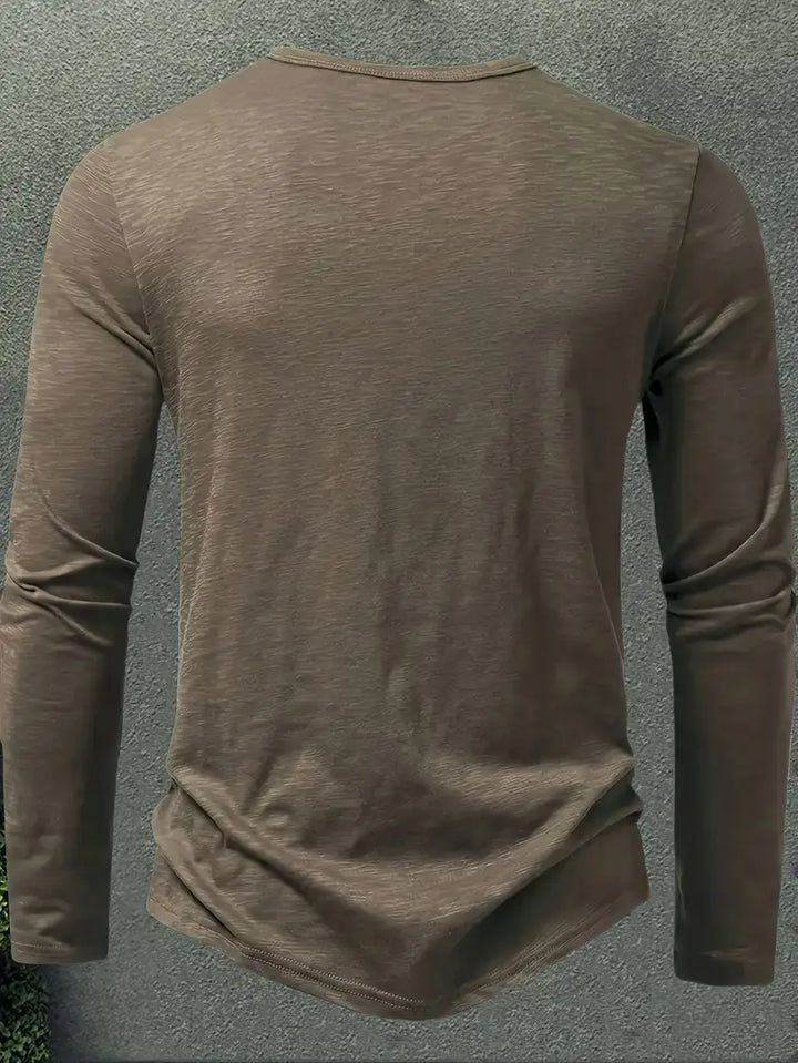 Zekeriya – Langarmhemd mit Knöpfen