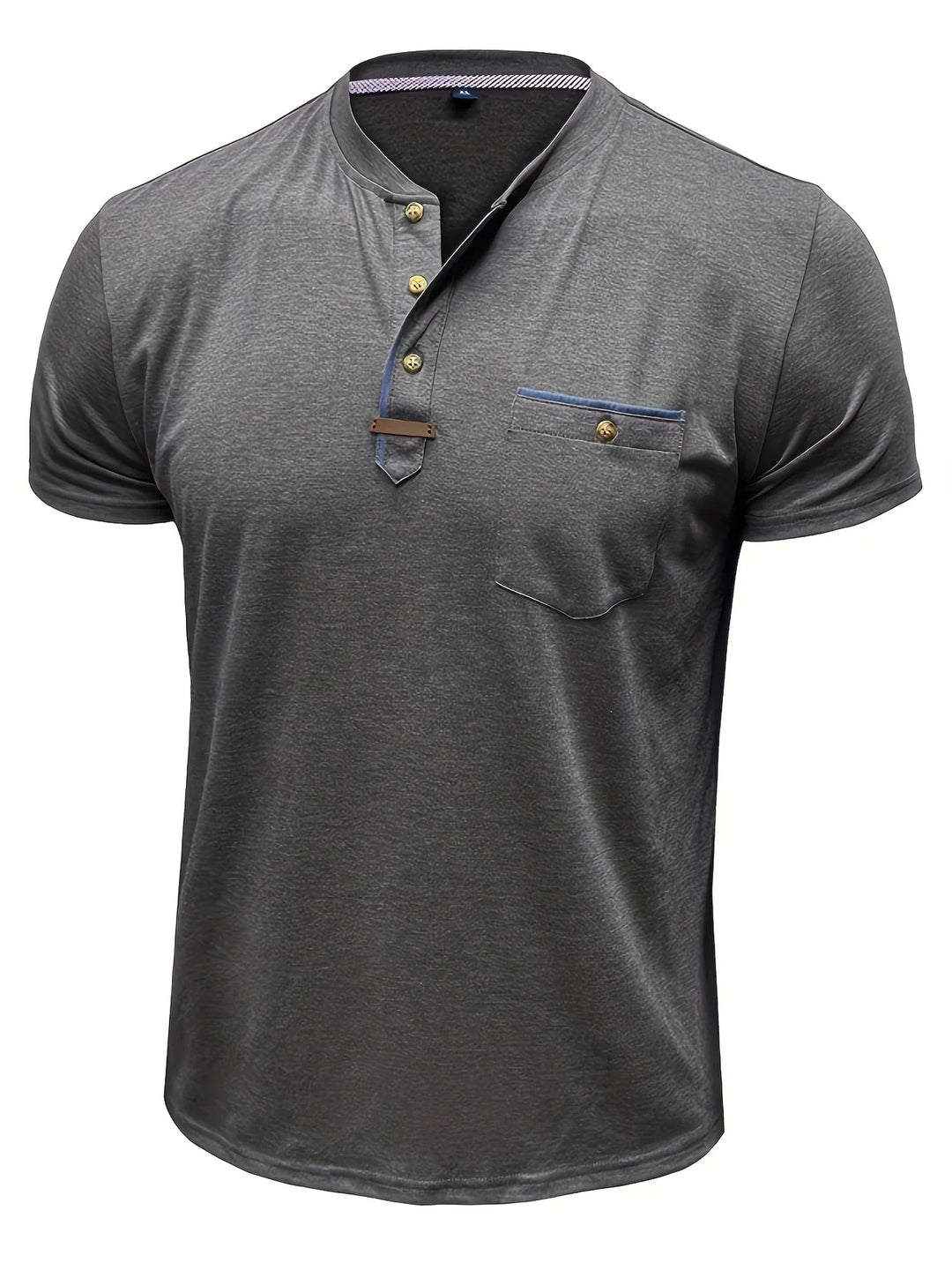 Saxon – Elegant Rundhalsausschnitt T Hemd Mit Tasche