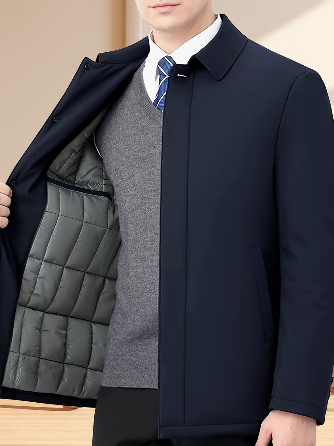Lewinn – Pendlerjacke MIT Knopfleiste Vorne