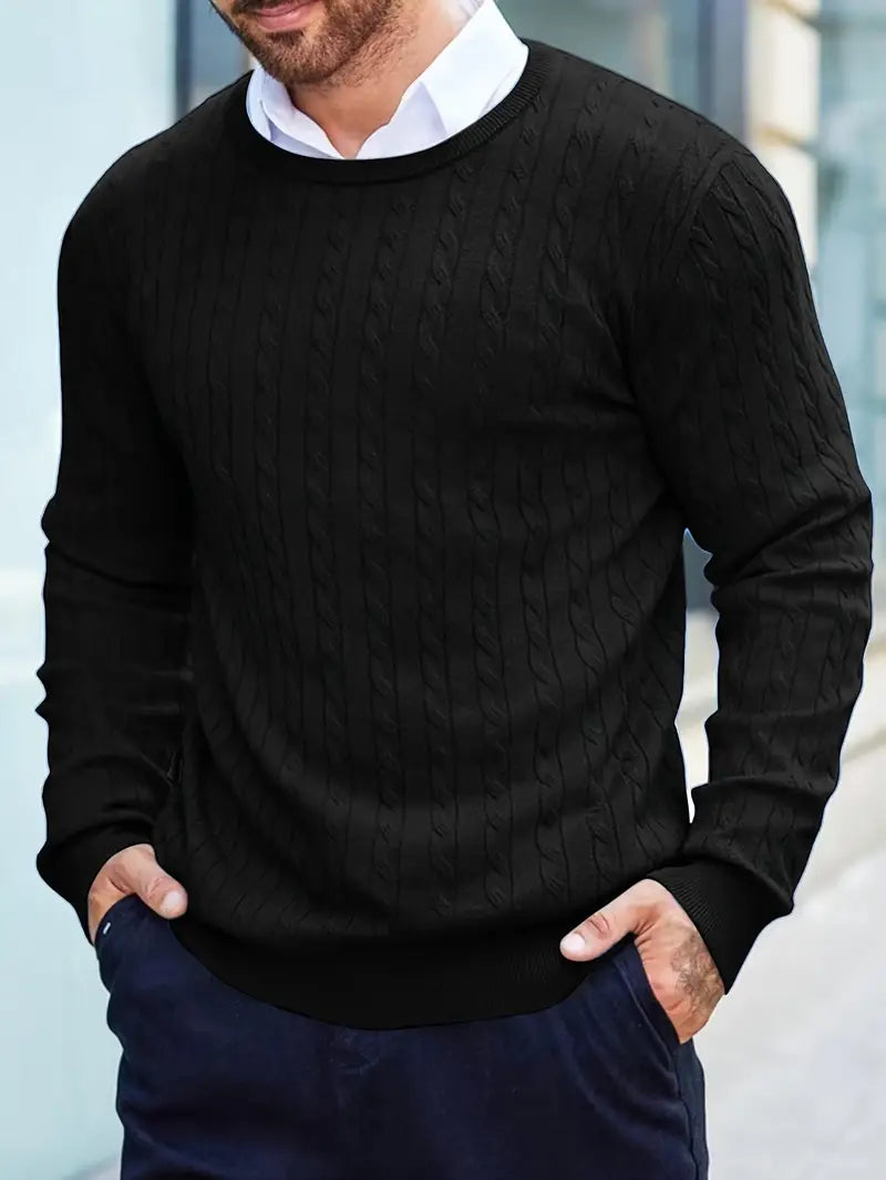 Jonty – Gestrickter Langarm Rollkragenpullover