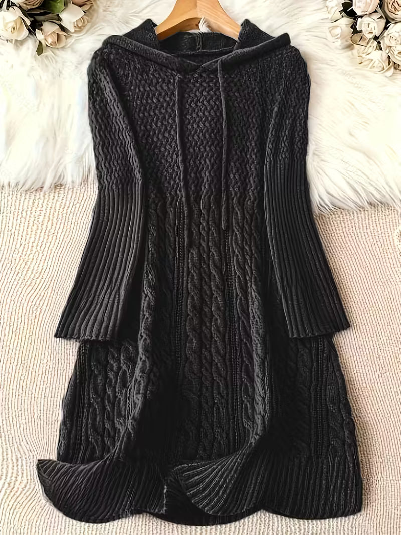 Jakynta – Lässiges Kapuzen Kleid