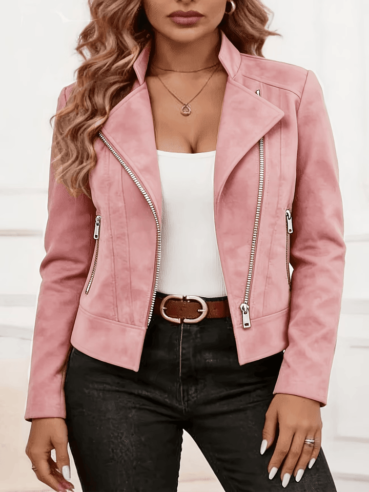 Amina – Langarmjacke mit Reißverschluss