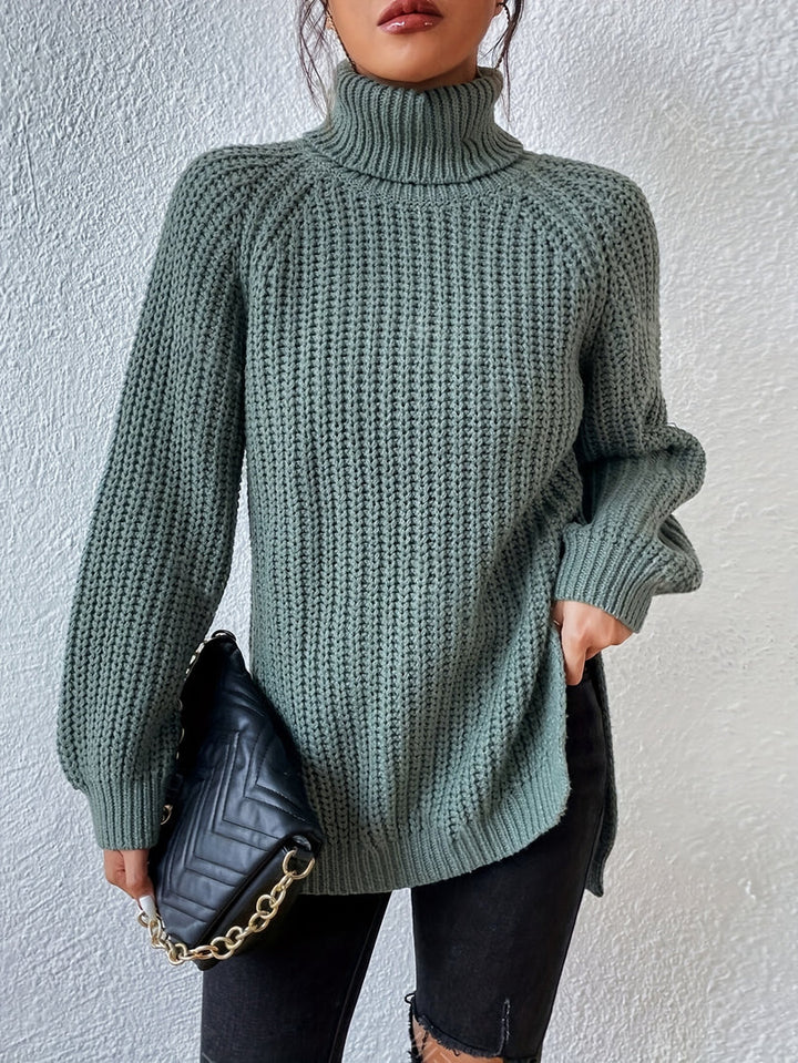 Felina – Langärmeliger Rollkragenpullover Aus Strick