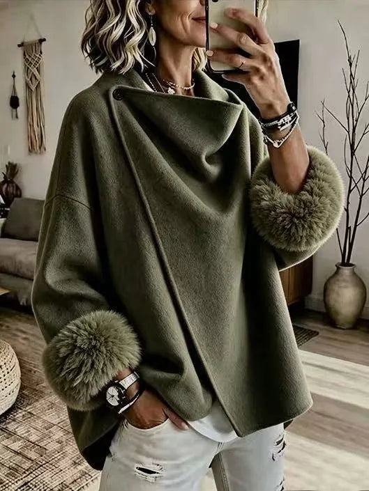 Maddia - Elegante Kunstfelljacke