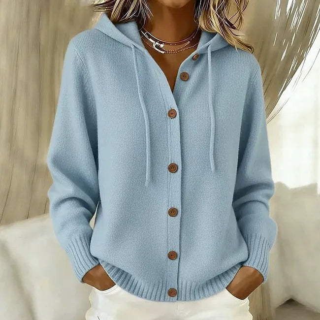 Giliza – Kapuzen-Strickjacke Mit Knöpfen