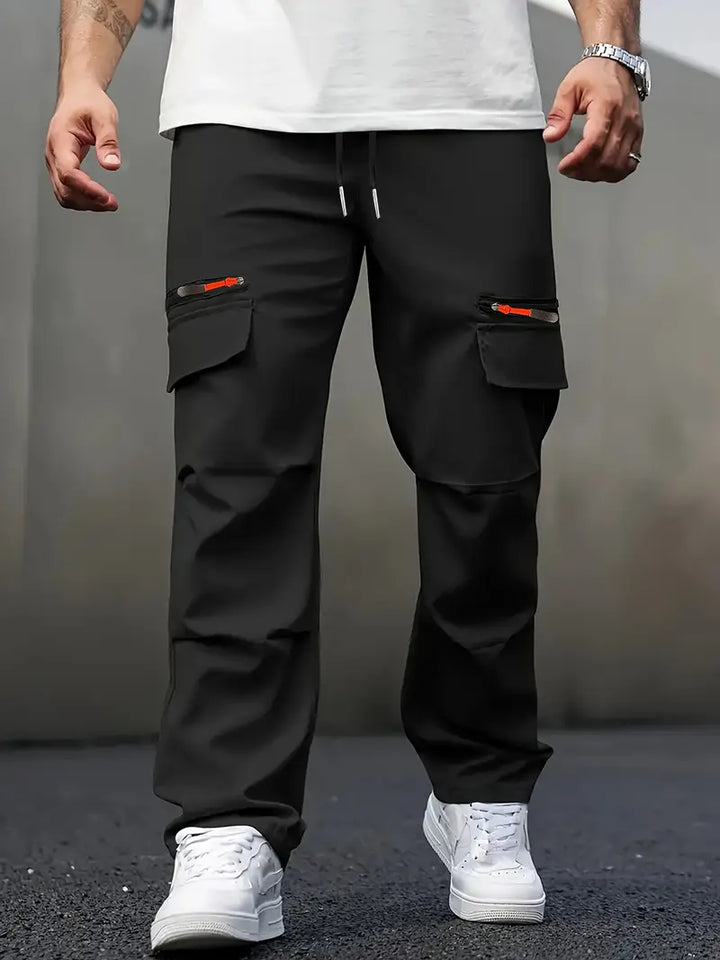 Thaddeus – Lässige Fracht Hose Mit Kordelzug In Der Taille